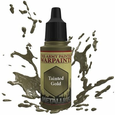 The Army Painter Warpaints acrylics Metallics - Tainted Gold 18ml/0.6 Oz 5713799148208