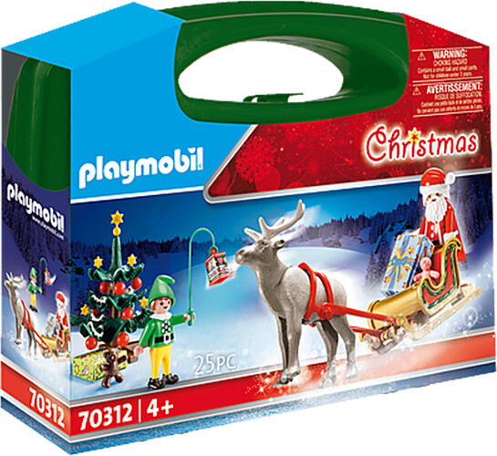 Playmobil Playmobil 70312 Mallette transportable Père Noël et traîneau 4008789703125