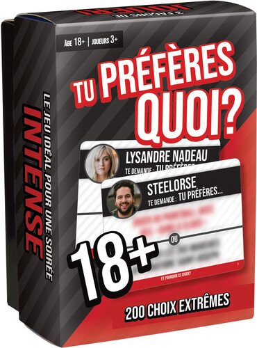 Gladius Tu préfères quoi? 18+ (fr) 620373008016