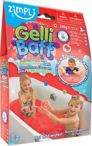 Zimpli Kids zimpli - Gelli Baff rouge gelée pour le bain (fr) 813974020000