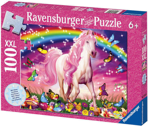 Ravensburger Casse-tête 100 XXL rêve de cheval, scintillant 4005556139279