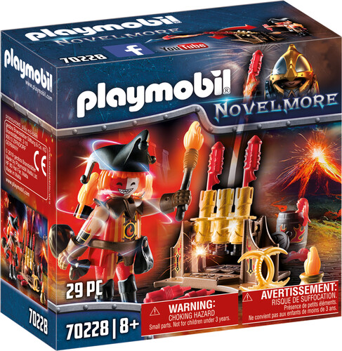 Playmobil Playmobil 70228 Novelmore Burham Raiders Maître du feu 4008789702289