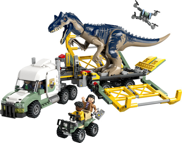 LEGO LEGO 76966 Les missions des dinosaures : Le camion de transport de l’allosaurus 673419388412