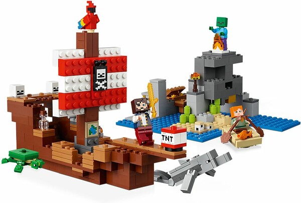 LEGO LEGO 21152 Minecraft - L'aventure du bateau pirate 673419304467