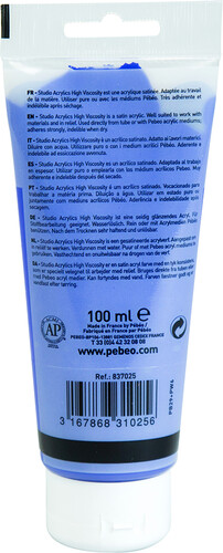 pébéo Acrylique Studio 100ml bleu outremer clair 25 3167868310256