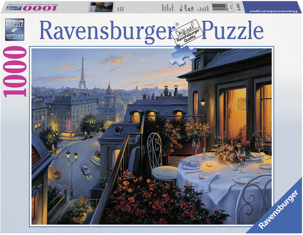 Ravensburger Casse-tête 1000 Balcon parisien, Paris, France 4005556194100