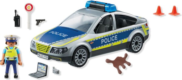 Playmobil Playmobil 71729 Voiture de police avec sirene et gyrophare 4008789717290