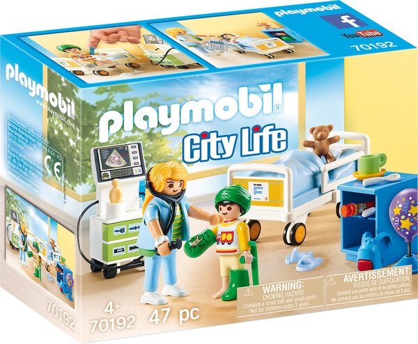 Playmobil Playmobil 70192 Chambre d'hôpital pour enfant 4008789701923