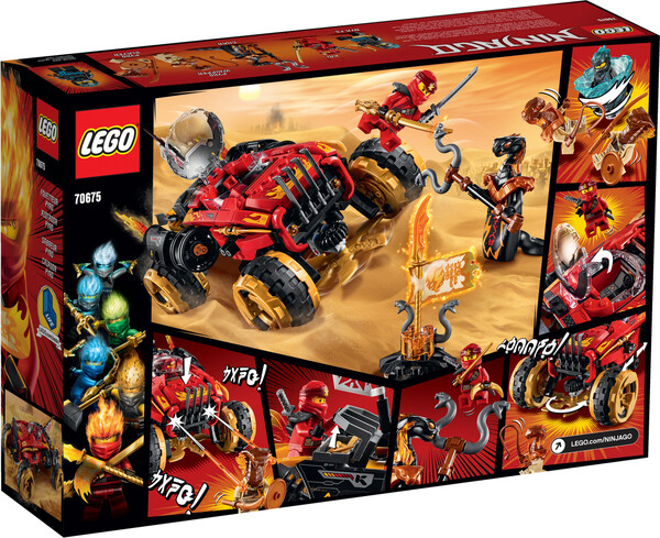 LEGO LEGO 70675 Ninjago Le 4x4 Katana 673419302654