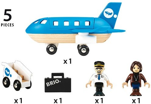 BRIO Brio Train en bois Avion de voyageurs 33306 7312350333060