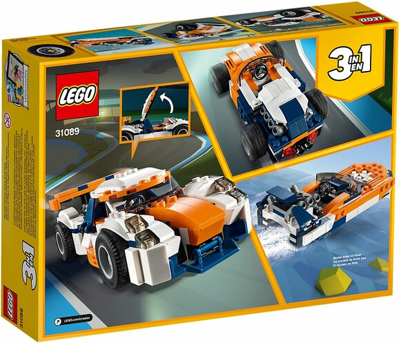 LEGO LEGO 31089 Creator La voiture de course 673419302104