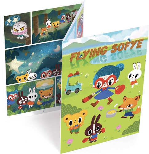 Djeco Décalcos - Flying Sofye 3070900095588