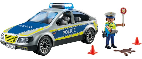 Playmobil Playmobil 71729 Voiture de police avec sirene et gyrophare 4008789717290