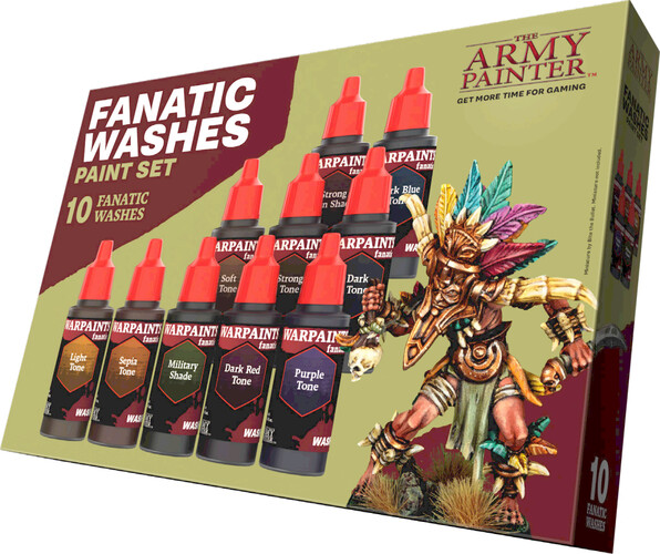 The Army Painter Warpaints fanatic wash - ensemble 5713799806801
