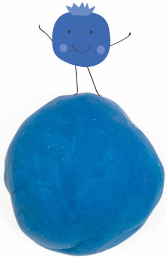 Tutti Frutti Pâte à modeler 1kg bleuet (fr/en) 061404015038