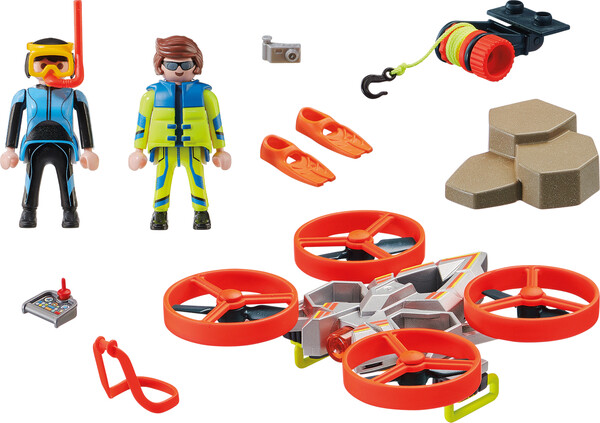 Playmobil Playmobil 70143 Secouriste et drone 4008789701435