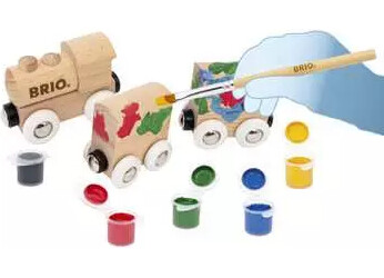 Brio Train Brio Train en bois a peindre 7312350360066