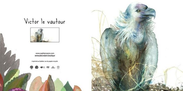 Maxou & Bizou Carte fête - Victor le vautour 754083370337