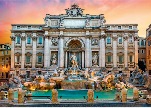 Trefl Casse-tête 500 Fontaine de Trevi 5900511372922