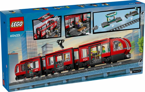 LEGO LEGO 60423 Le tramway et la gare du centre-ville 673419389747
