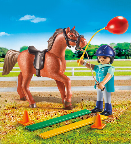 Playmobil Playmobil 9259 Écuyère avec cheval 4008789092595