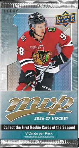 Upper Deck Upper Deck MVP Hockey 26/27 Hobby booster (unité) (8/20/20) 053334610728