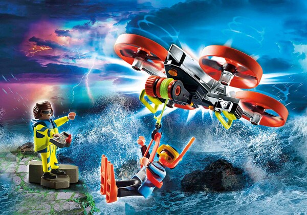 Playmobil Playmobil 70143 Secouriste et drone 4008789701435