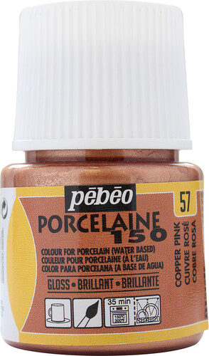 pébéo Peinture pour porcelaine 150 45ml cuivre rosé 57 3167860240575