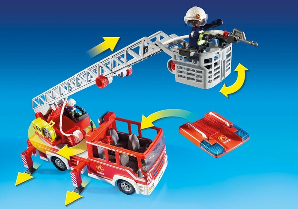 Playmobil Playmobil 9463 Camion de pompiers avec echelle pivotante 4008789094636