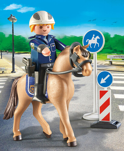Playmobil Playmobil 9260 Policier avec cheval 4008789092601