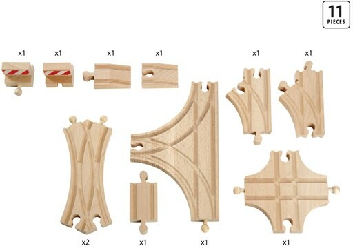 Brio Train Brio Train en bois ensemble évolution avancé 33307 7312350333077