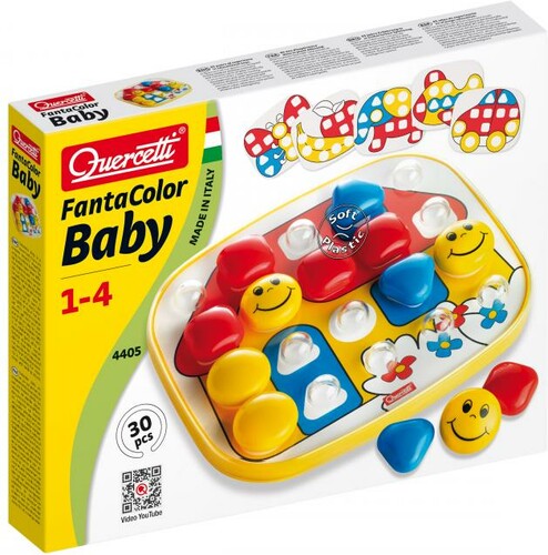 Quercetti FantaColor Baby chevilles multi-formes 30pcs (mosaïque à chevilles) Quercetti 4405 8007905044056