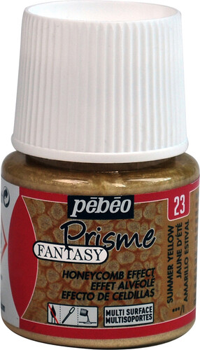 pébéo Peinture à effet alvéolé Fantasy Prisme 45ml jaune d'été 23 3167860098404