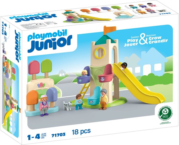 Playmobil Playmobil 71703 JUNIOR Aire de jeux avec toboggan géant 4008789717030