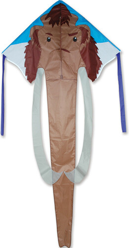Premier Kites Cerf-volant monocorde large facile à voler mammouth (Woolly) 46'' x 90'' 630104441876