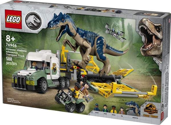 LEGO LEGO 76966 Les missions des dinosaures : Le camion de transport de l’allosaurus 673419388412
