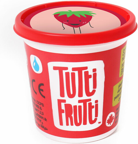 Tutti Frutti Pâte à modeler 100g fraise (fr/en) 061404100048