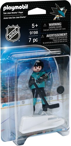 Playmobil Playmobil 9198 LNH Joueur de hockey Sharks de San Jose (NHL) 4008789091987
