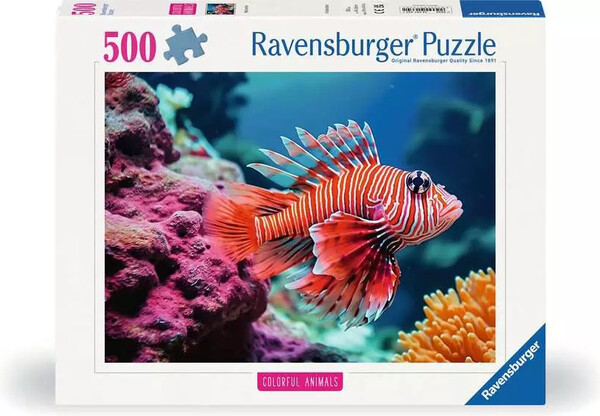 Ravensburger casse-tête Casse-tête 500 Highlight Poisson lion 4005555013341