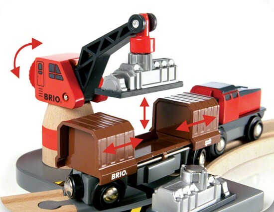 BRIO Brio Train en bois Circuit d'activités portuaires 33061 7312350330618