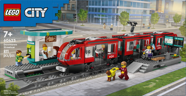 LEGO LEGO 60423 Le tramway et la gare du centre-ville 673419389747