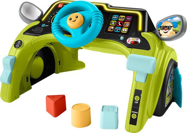 Fisher Price rires & éveil - ma première voiture sons et lumières 194735253128