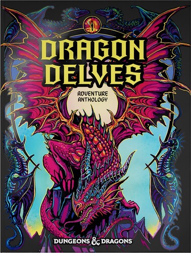 Black Book Éditions Donjons et dragons 5e DnD 5e 2024 (en) dragon delves an adventure anthology alt cover hc 9780786969999