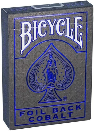 Bicycle Cartes à jouer metallique bleu 073854024416