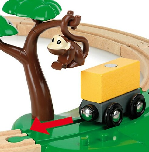 BRIO Brio Train en bois Circuit Safari 33720 7312350337204