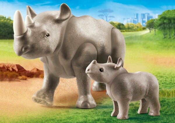 Playmobil Playmobil 70357 Rhinoceros et sont petit (mars 2021) 4008789703576