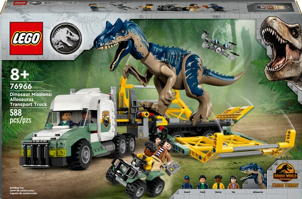 LEGO LEGO 76966 Les missions des dinosaures : Le camion de transport de l’allosaurus 673419388412