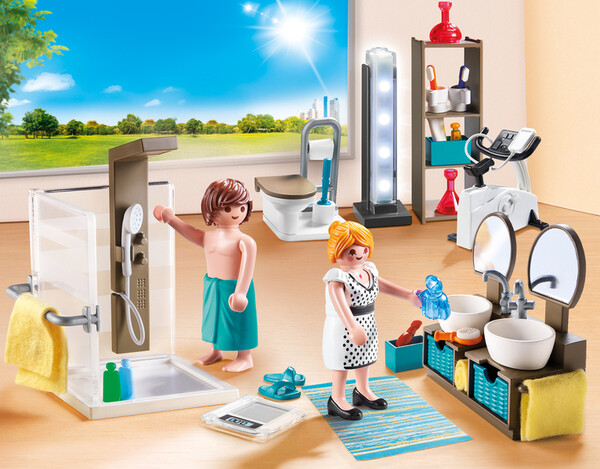 Playmobil Playmobil 9268 Salle de bain avec douche à l'italienne 4008789092687