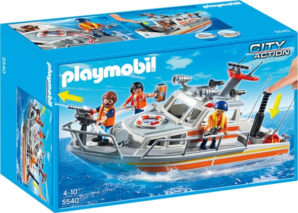Playmobil Playmobil 5540 Bateau de sauvetage avec pompe à incendie (mai 2015) 4008789055408