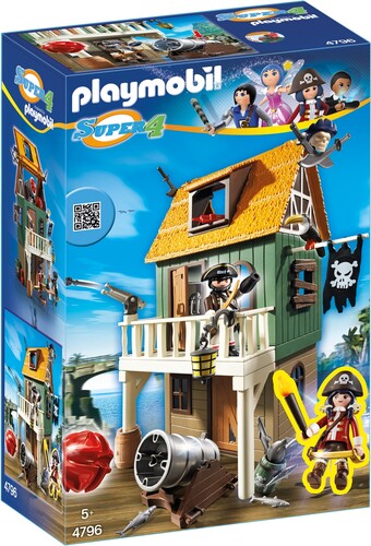 Playmobil Playmobil 4796 Super 4 Fort des pirates (fév 2016) 4008789047960
